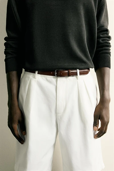 DRESS LEATHER BELT