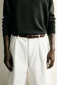 DRESS LEATHER BELT