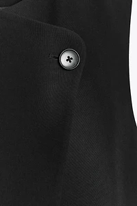 ZW COLLECTION DOUBLE-BREASTED BUTTON VEST