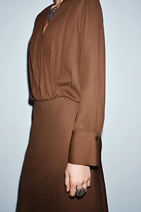 ZW COLLECTION LIMITED EDITION FLOWY WRAP DRESS