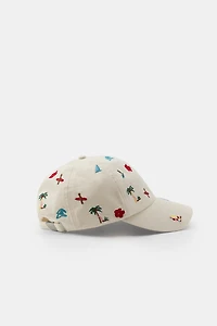 CASQUETTE 100% COTON BRODERIES ÉTÉ