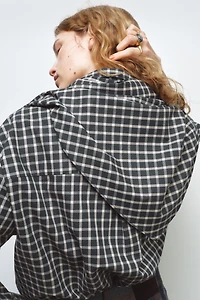 PLAID SHIRT WITH SCARF ZW COLLECTION