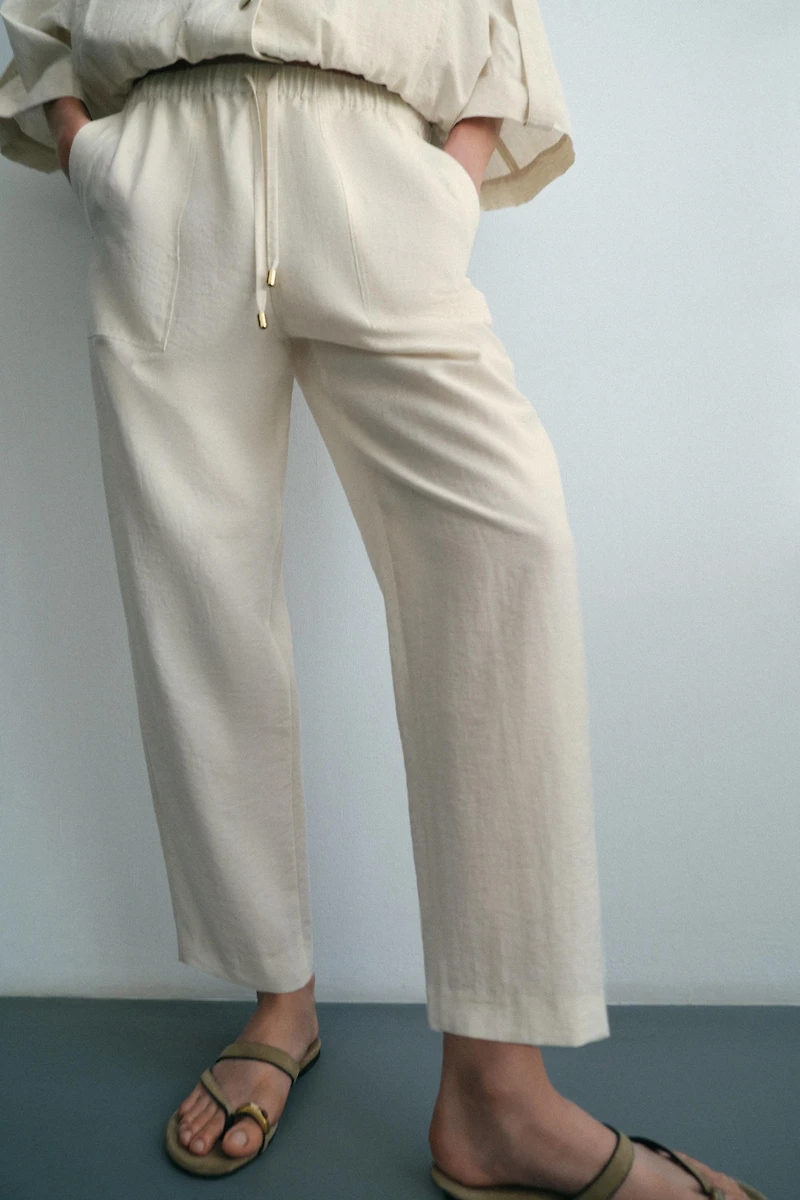 ELASTIC WAISTBAND PANTS
