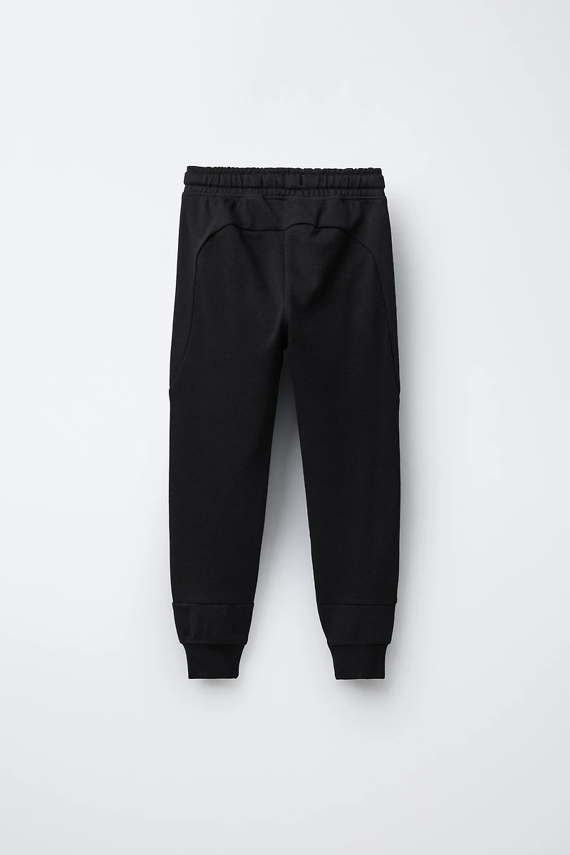 INTERLOCK PIQUÉ JOGGER PANTS
