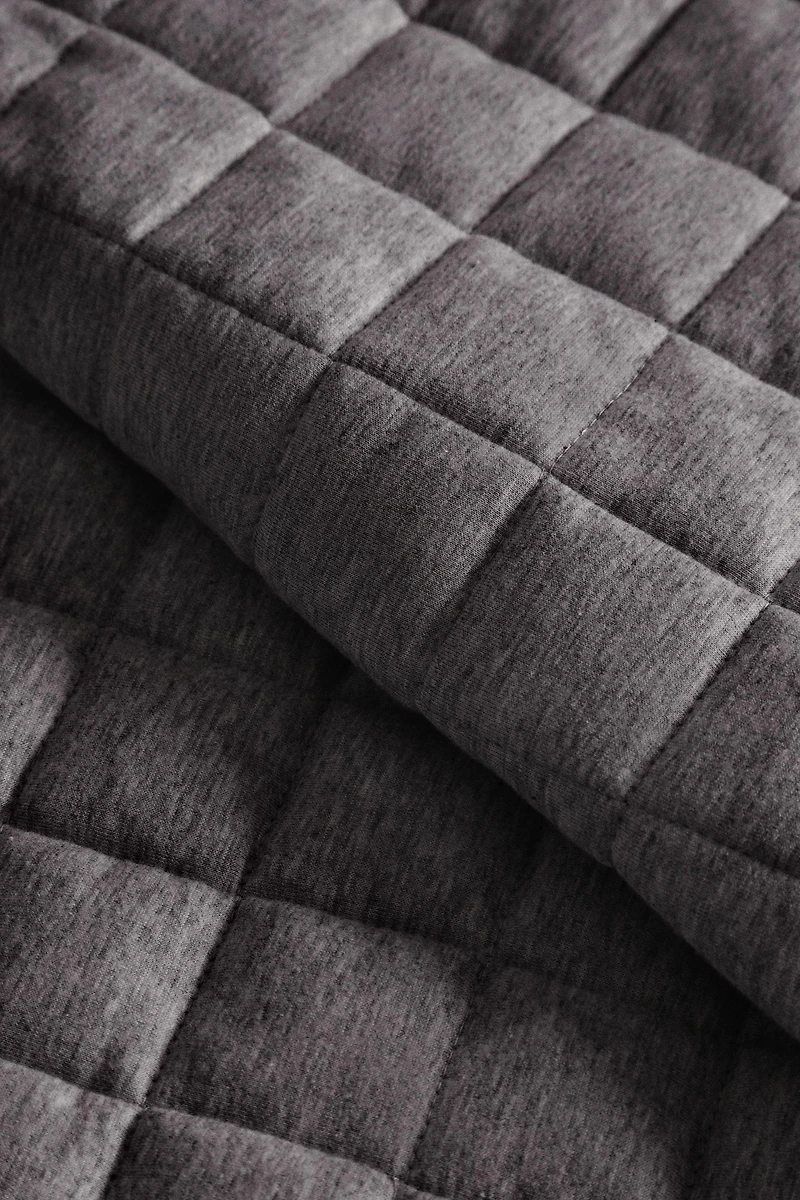 GREY MELANGE JERSEY DUVET