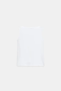 BUTTONED SLEEVELESS TOP