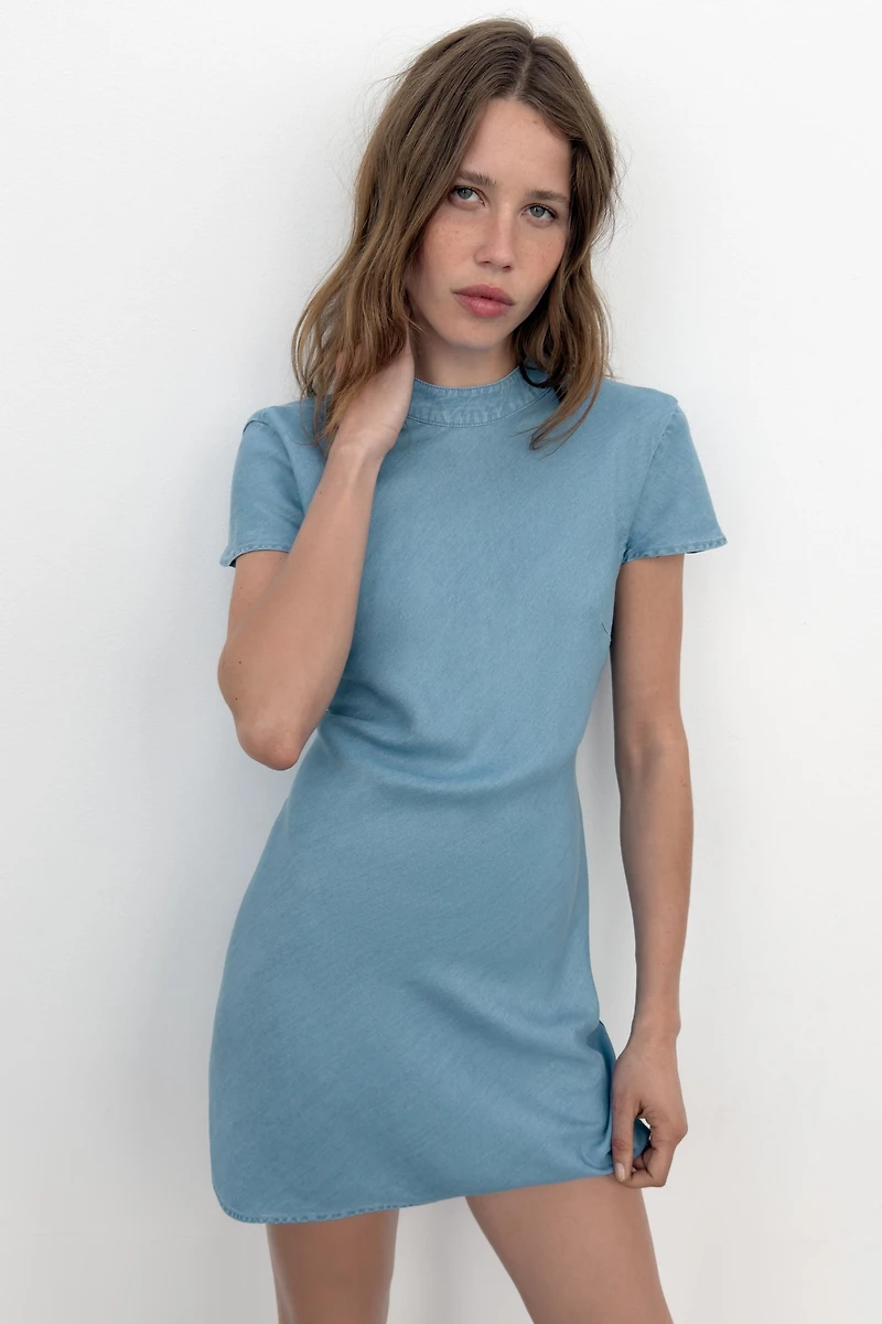 OPEN BACK MINI DRESS