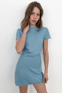OPEN BACK MINI DRESS