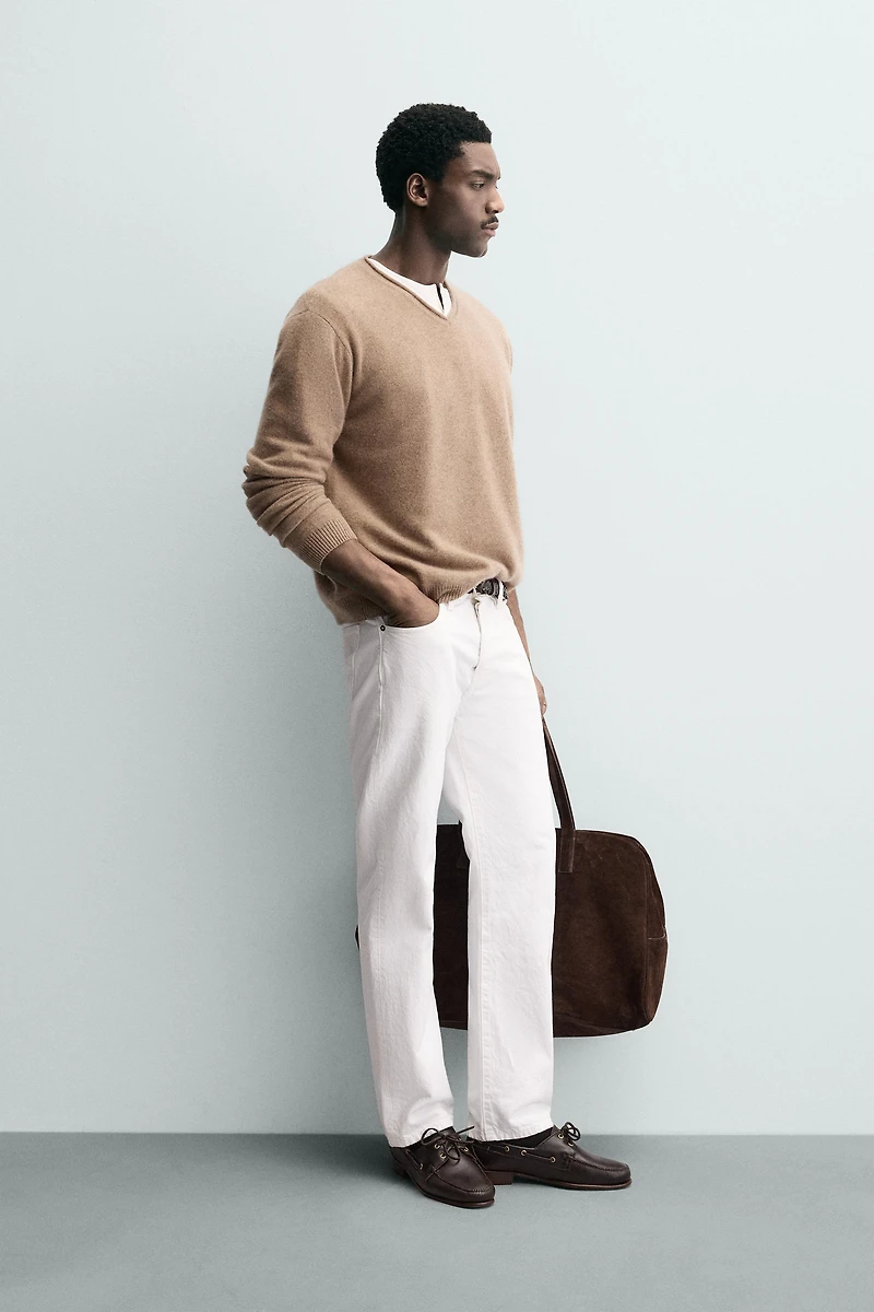 CASHMERE V-NECK JUMPER
