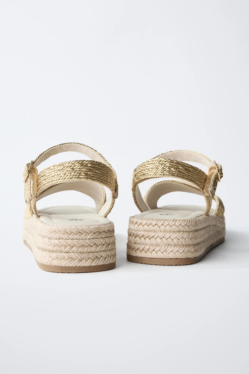 BRAIDED BODY SANDALS