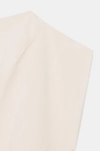 DRAPED COTTON TOP