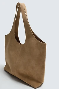 LEATHER SHOPPER BAG