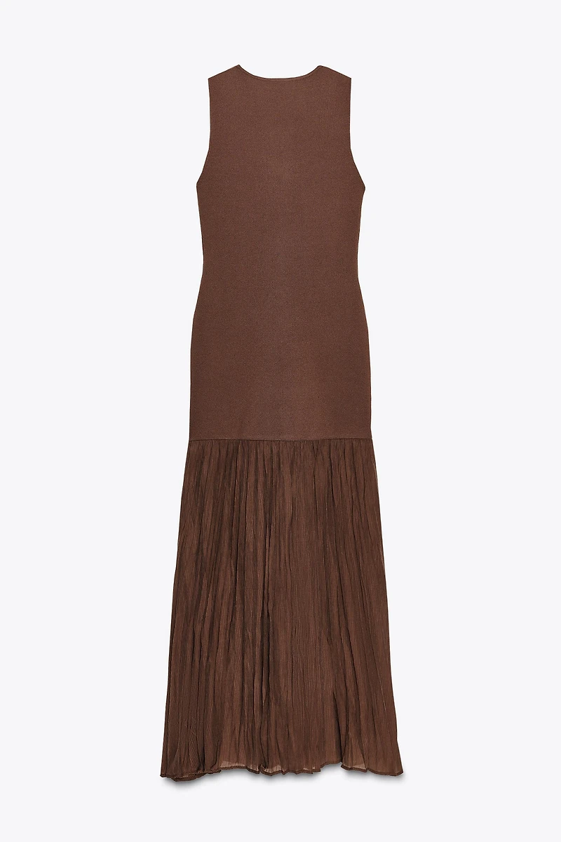 COMBINATION KNIT DRESS