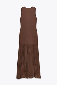 COMBINATION KNIT DRESS