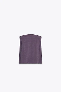 FLOWY STRAPLESS TOP