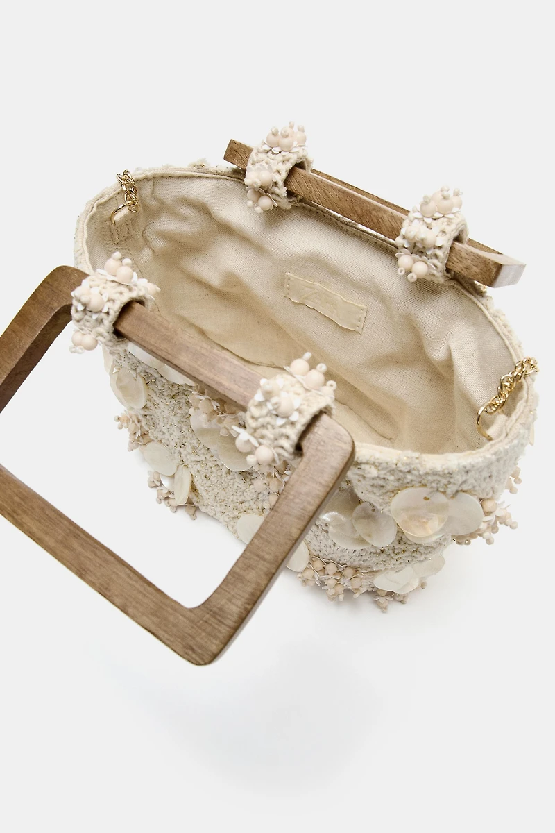 PEARLESCENT EFFECT DETAIL BAG