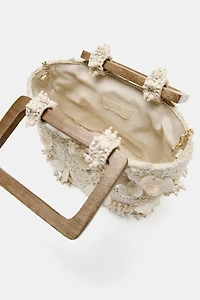PEARLESCENT EFFECT DETAIL BAG