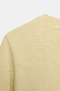 T-SHIRT EN COTON FLAMMÉ