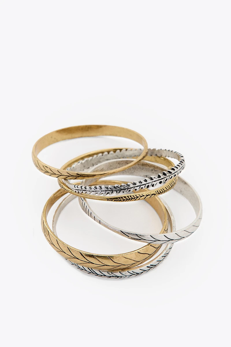 PACK OF COMBINED RIGID BRACELETS