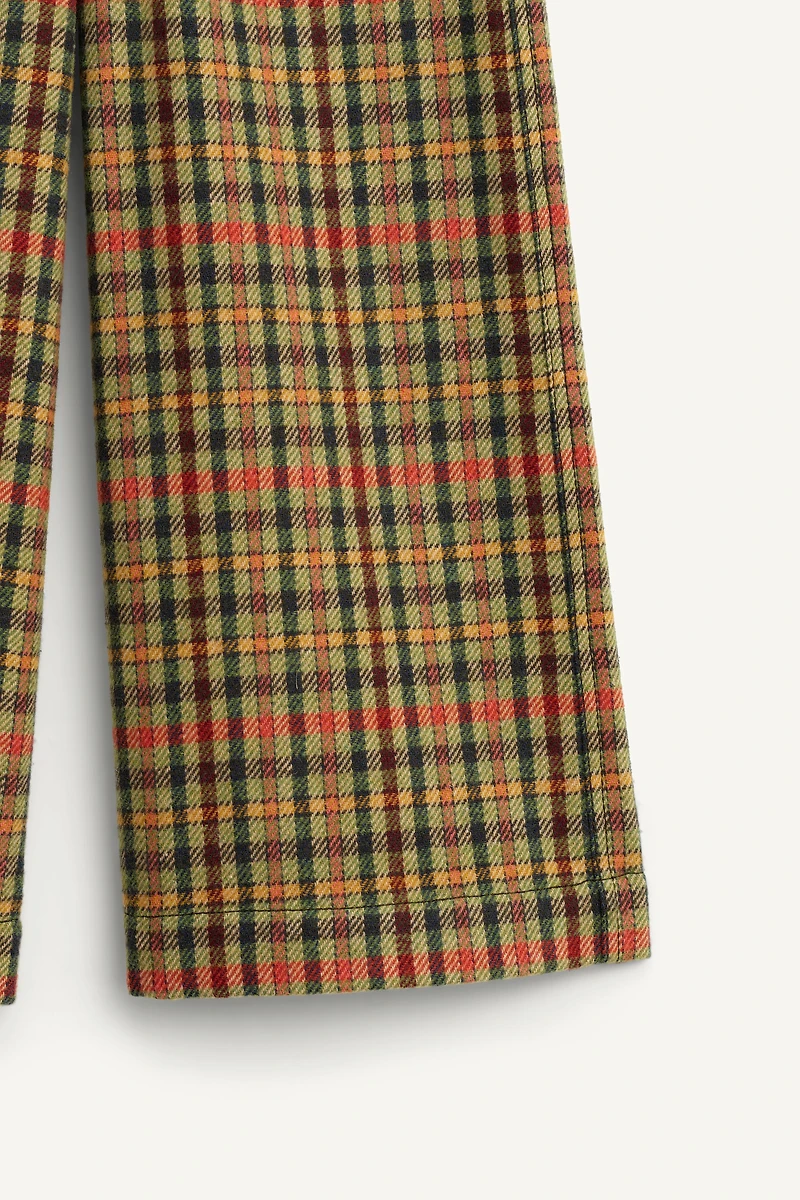 LIMITED EDITION PLAID PANTS WITH WOOL