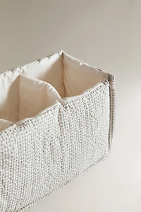 GINGHAM BABY CLOTHES ORGANIZER