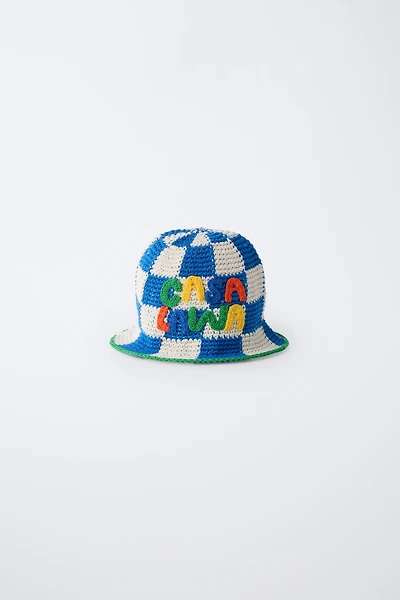 CASA LAWA X ZARA KIDS KNIT BUCKET HAT