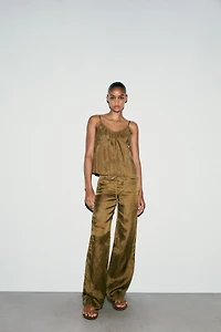 TIED PAJAMA PANTS
