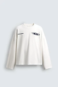 COMBINATION TEXT PRINT T-SHIRT