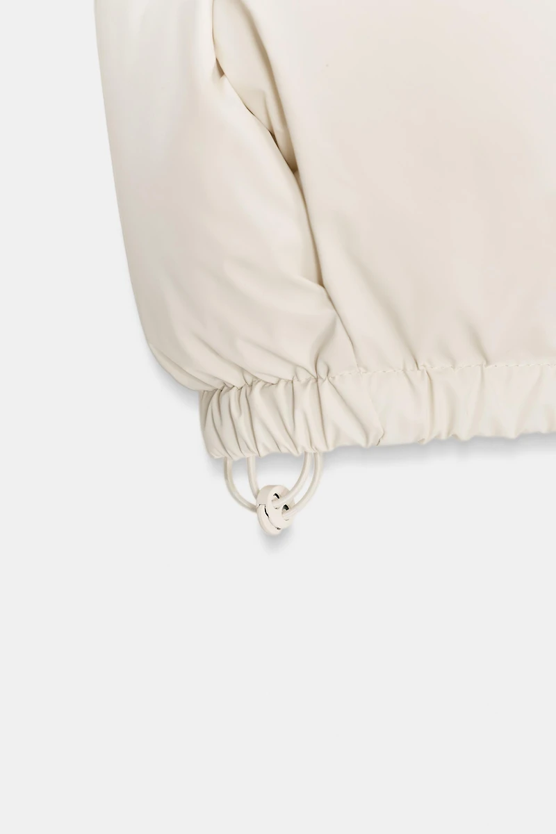 GILET SANS MANCHES MATELASSÉ ENDUIT