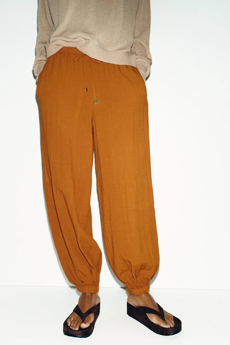 ELASTIC WAISTBAND PANTS