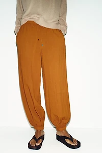 ELASTIC WAISTBAND PANTS
