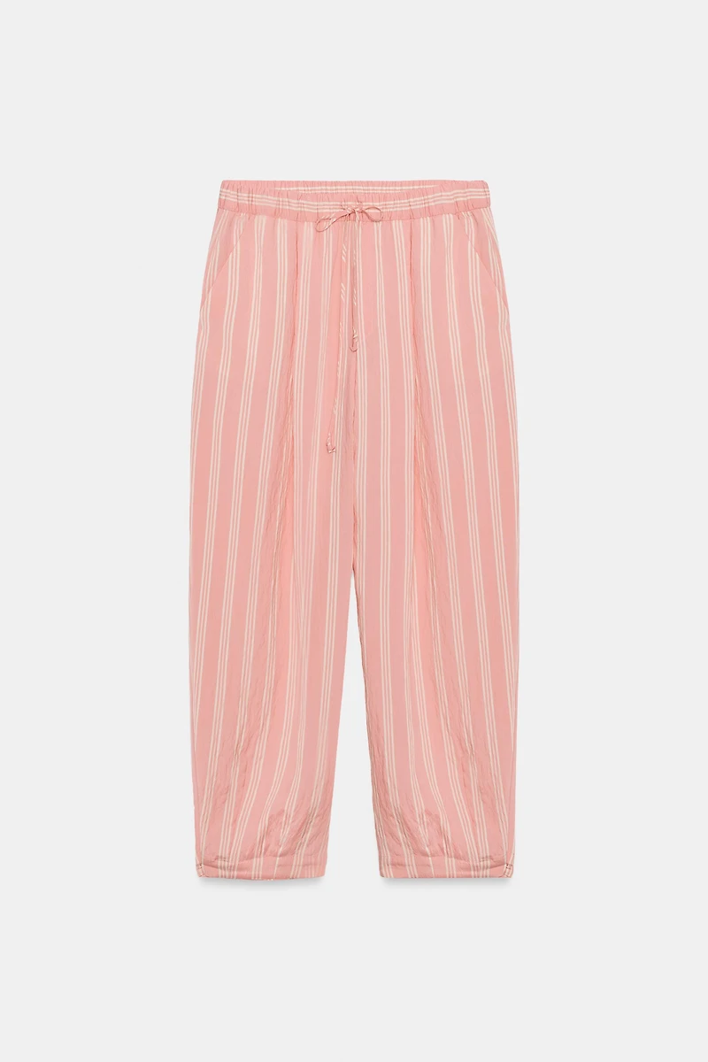 ZW COLLECTION STRIPED BALLOON PANTS