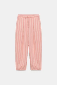ZW COLLECTION STRIPED BALLOON PANTS