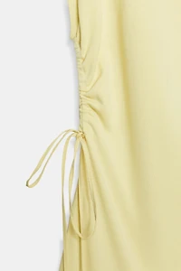 ASYMMETRIC RUCHED DRESS