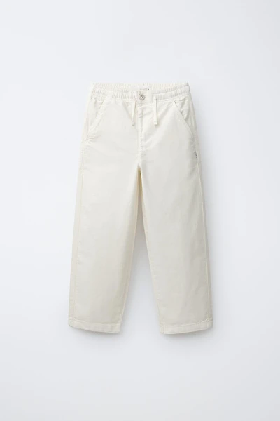 FLOWY COTTON PANTS