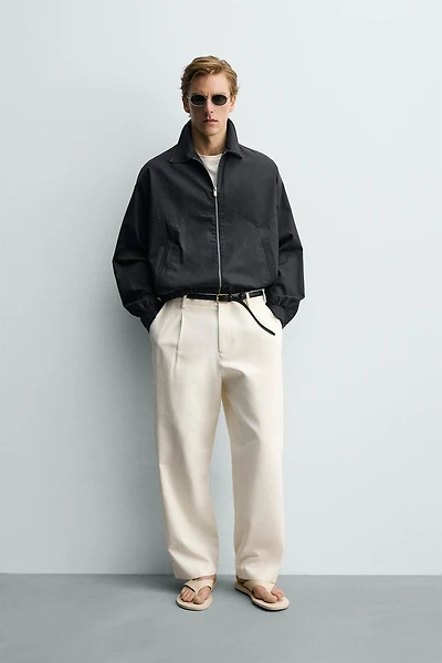 CROPPED COTTON - CUPRO JACKET
