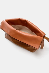 SAC ENVELOPPE EN CUIR À RABAT
