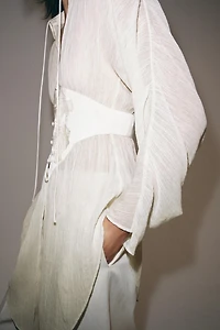 ZW COLLECTION GEORGETTE LACE BLOUSE