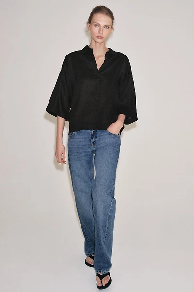 ZW COLLECTION FLOWY OVERSIZED SHIRT