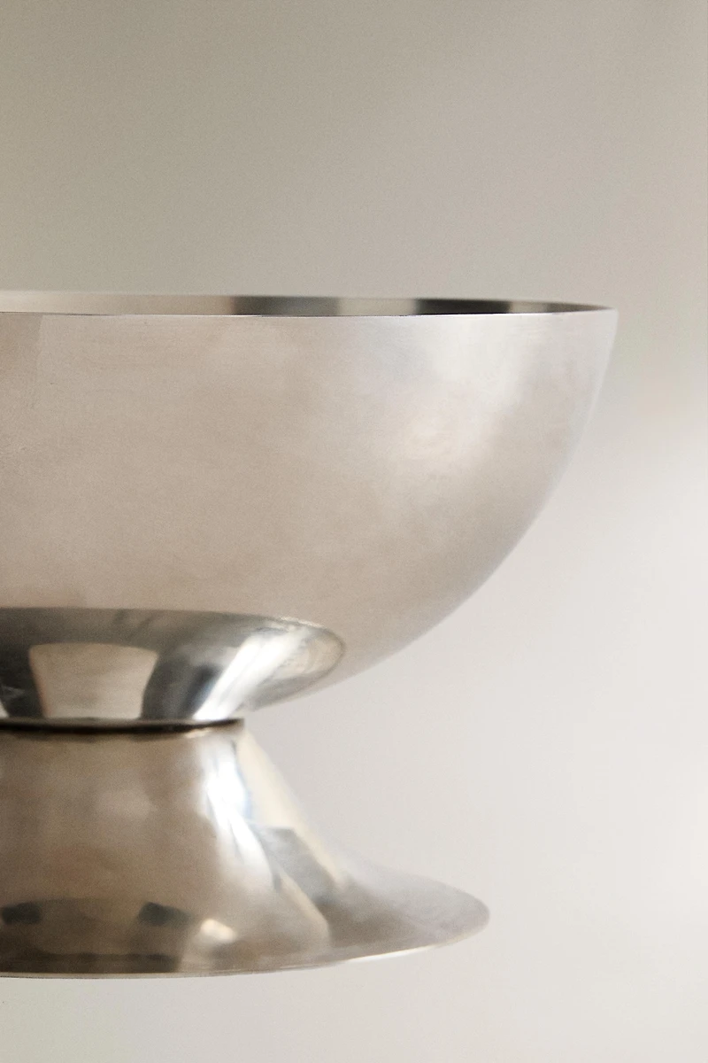 SHINY METAL DESSERT GLASS