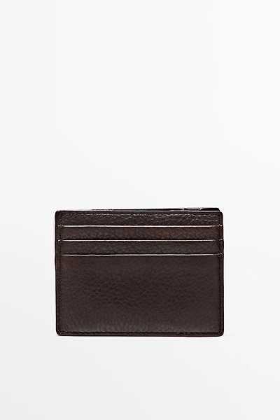 Portefeuille « magic » en cuir nappa