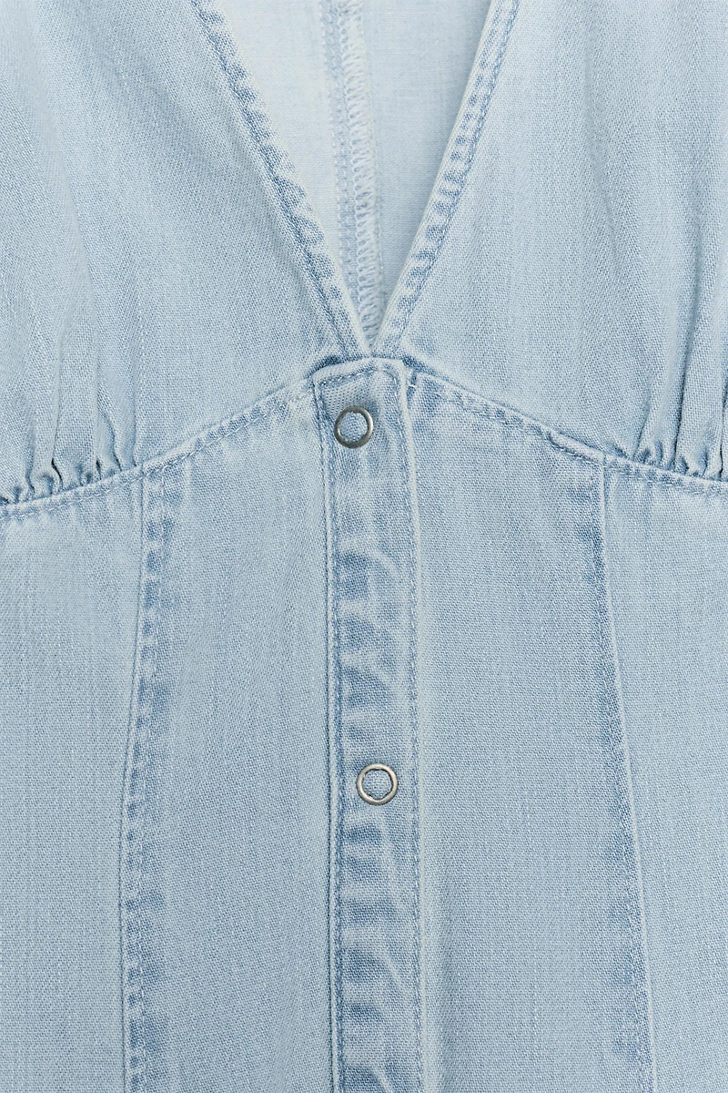 TRF DENIM MINI DRESS