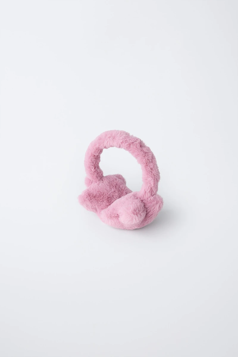 STAR FAUX FUR EARMUFFS