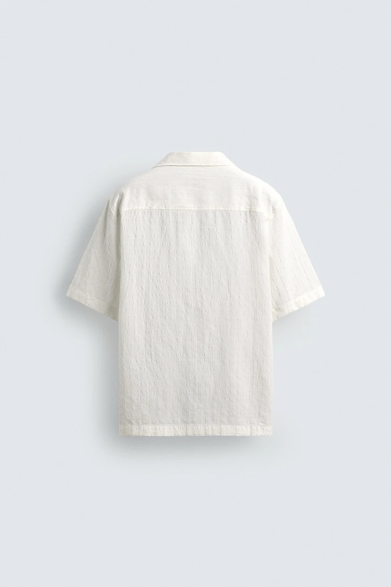 PLAID JACQUARD SHIRT