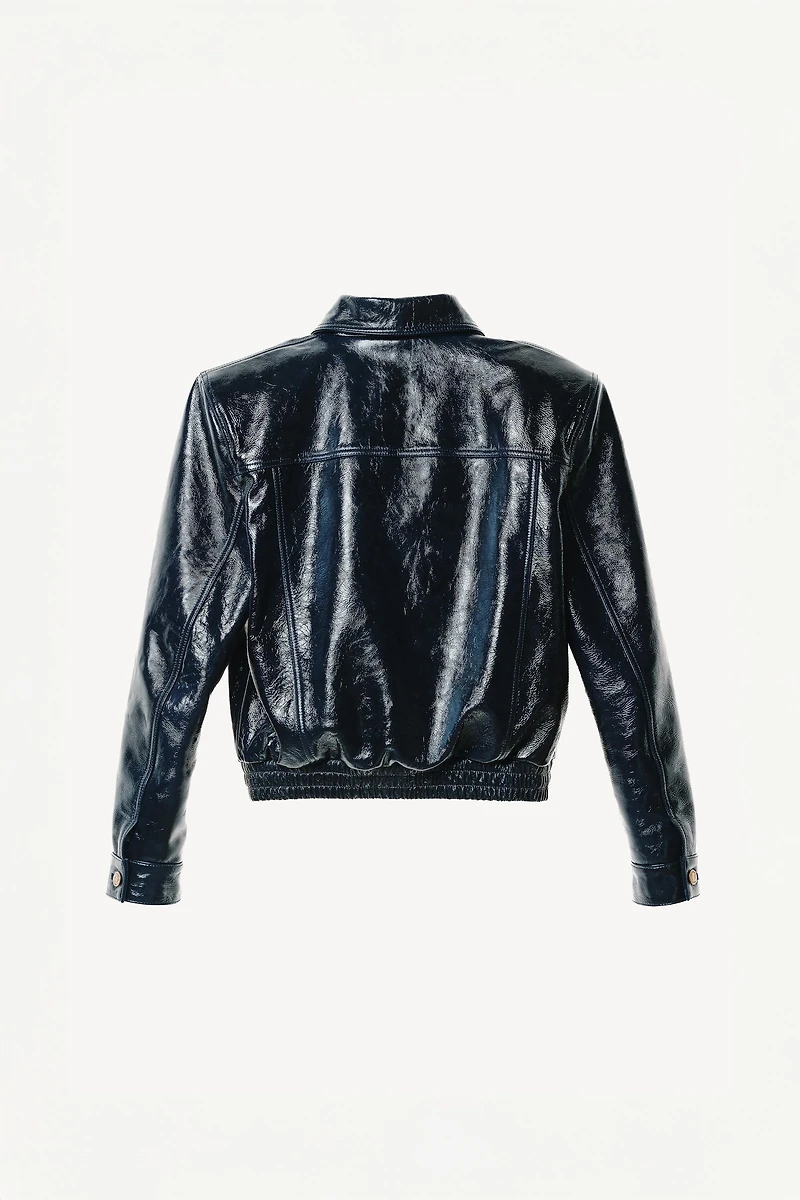 LEATHER SHOULDER PAD JACKET WILLY CHAVARRIA X ZARA