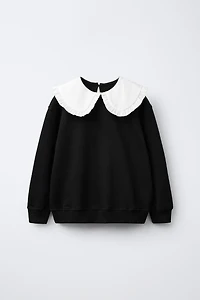 PETER PAN COLLAR SWEATSHIRT
