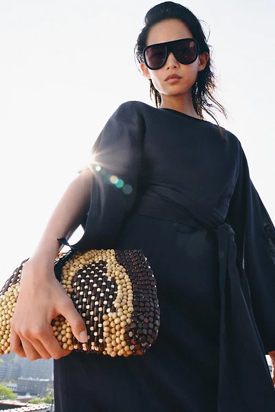BEADED POUCH BAG