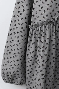 ROBE COMBINÉE À FLEURS