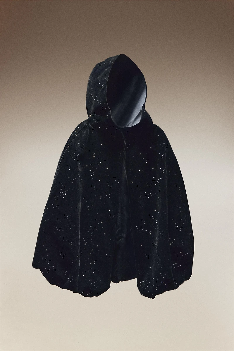 CHILDREN'S HALLOWEEN WITCH CAPE COSTUME
