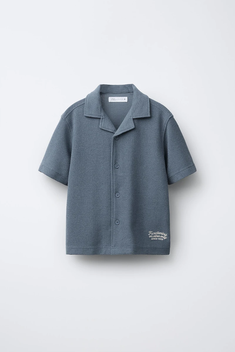 TERRY CLOTH SHIRT